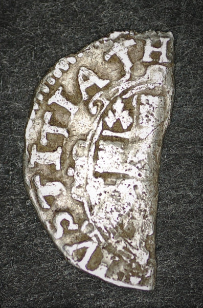 Charles 1st fragment/cut halfpenny