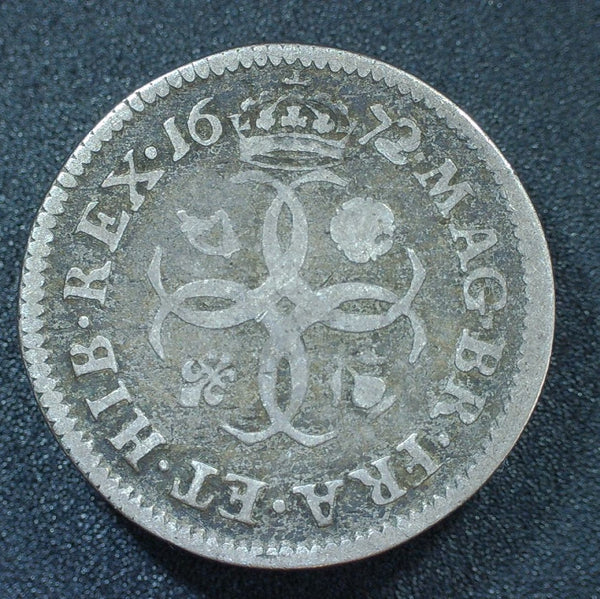 Charles II. Fourpence. 1672/1