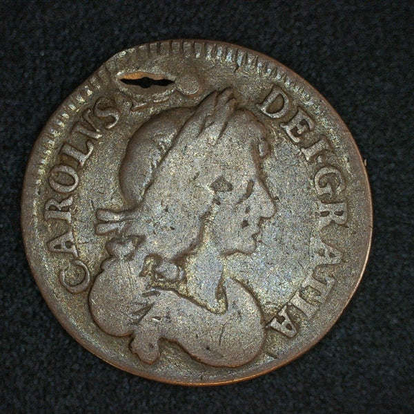 Charles II. Threepence. Pierced