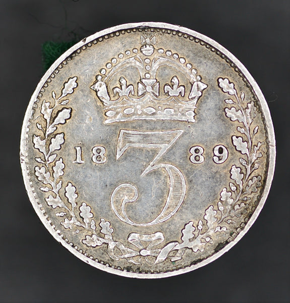 Victoria. Threepence. 1889. A selection