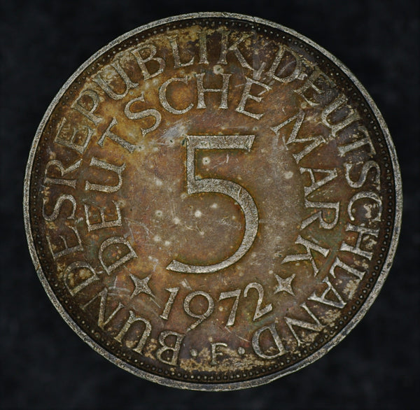 Germany. 5 Marks. 1972F