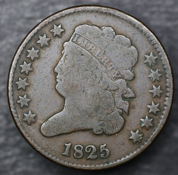 USA. 1/2 Cent. 1825