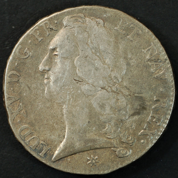 France. Louis XV. Ecu au bandeau. 1756M