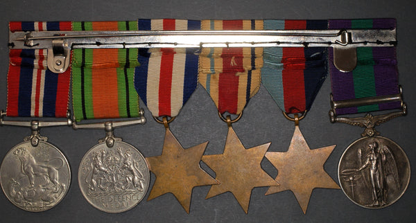 WW2 campaign group of 6. Malin. Essex Regiment