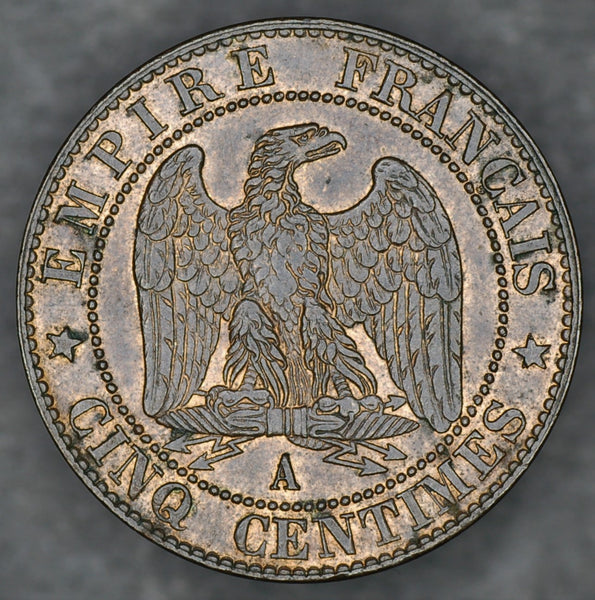 France. 5 Centimes. 1856A