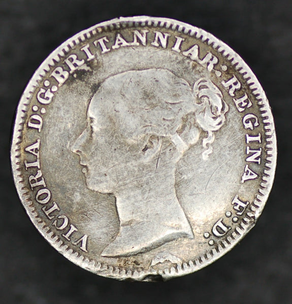 Victoria. Maundy penny. 1881