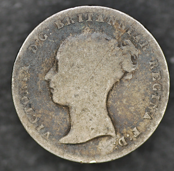 Victoria. Four pence. 1843