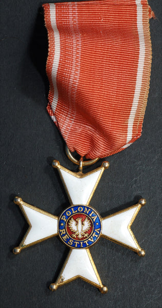 Poland. WW2 ORDER OF POLONIA RESTITUTA KNIGHT'S CROSS POLAND 1944
