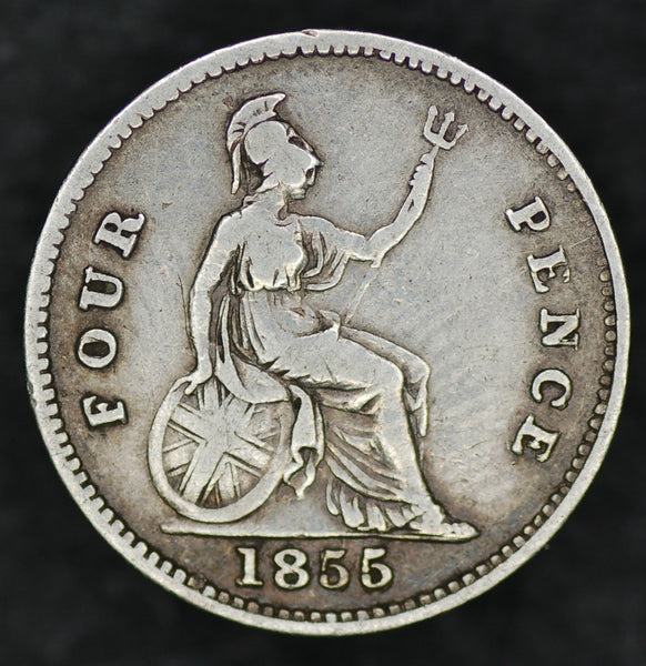 Victoria. Four pence. 1855