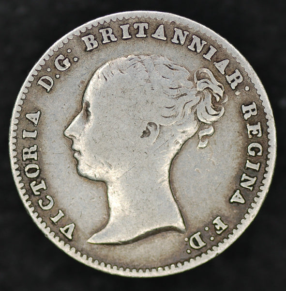 Victoria. Four pence. 1855