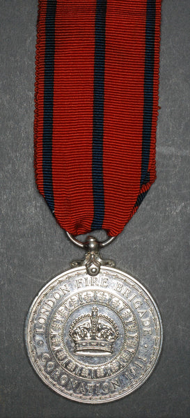 London Fire Brigade coronation medal. 1911
