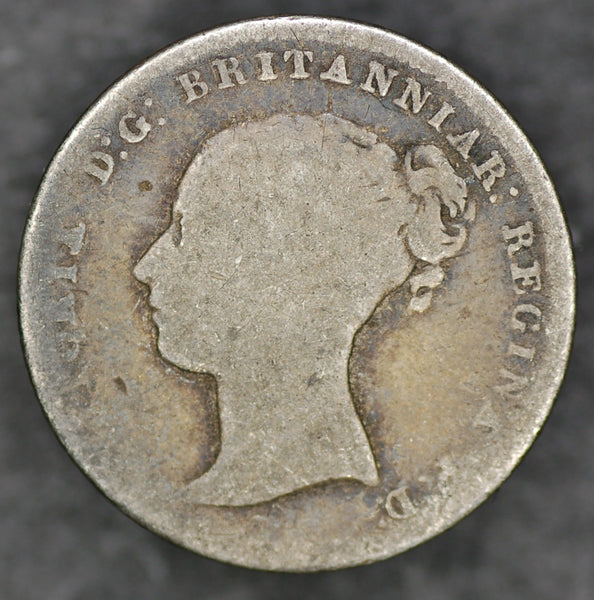 Victoria. Four pence. 1848