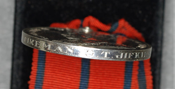 London Fire Brigade coronation medal. 1911