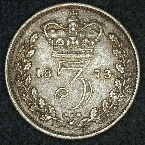 Victoria. Threepence. 1873. A selection.