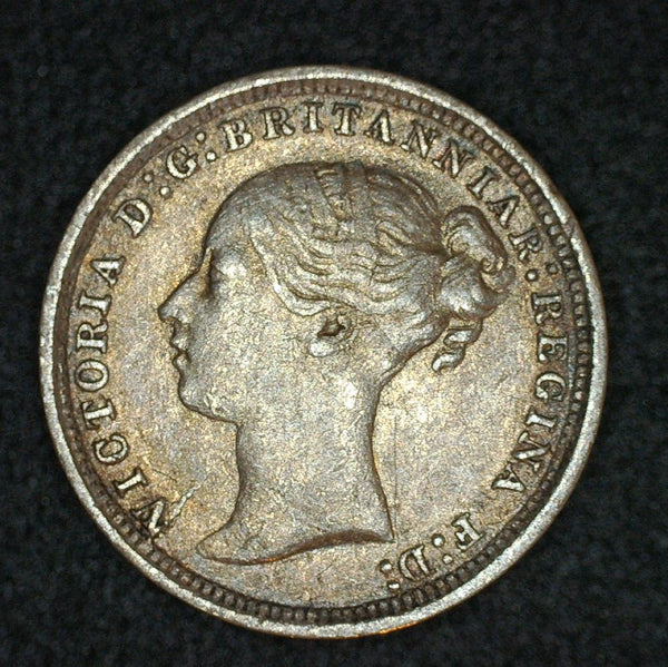 Victoria. Threepence. 1873. A selection.