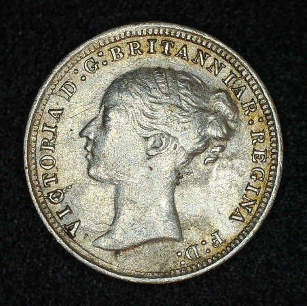 Victoria. Threepence. 1873. A selection.