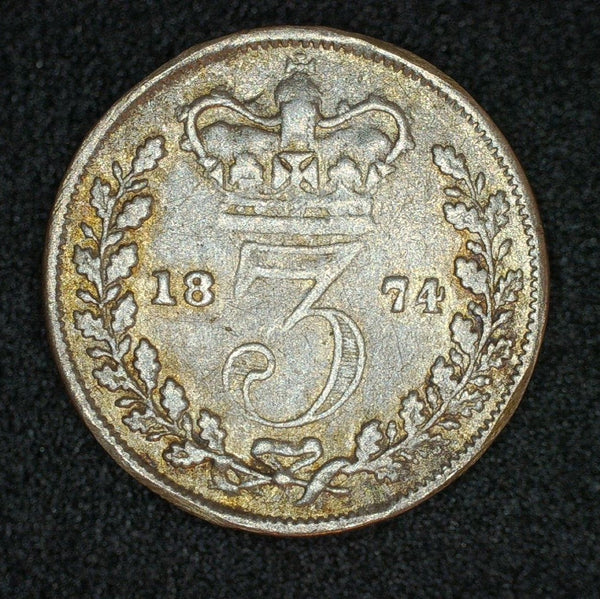 Victoria. Threepence. 1874. a selection