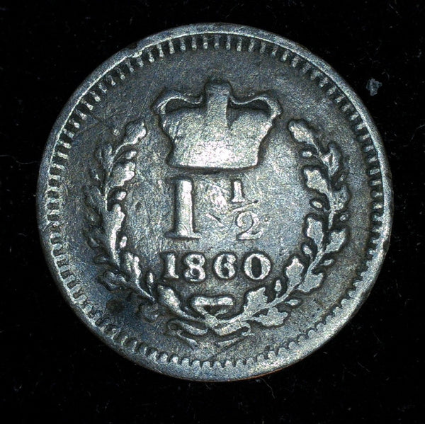 Victoria. Threehalfpence. 1860