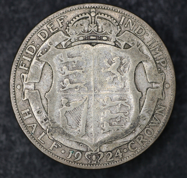 George V. Half Crown. 1924