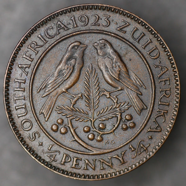 South Africa. 1/4 penny. 1923
