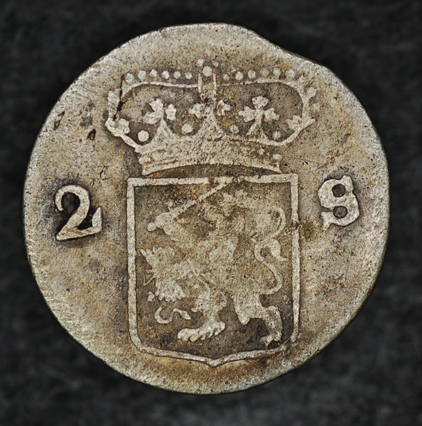 Netherlands. Gelderland. 2 Stuivers. 1789