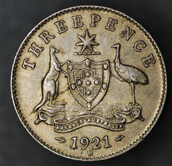 Australia. Threepence. 1921M