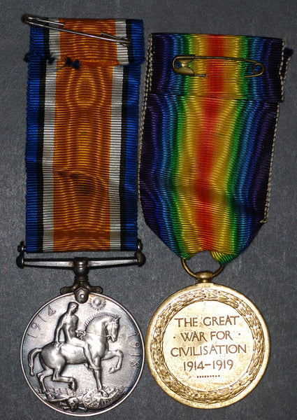 WW1. Pair. Edwards. R.F.A