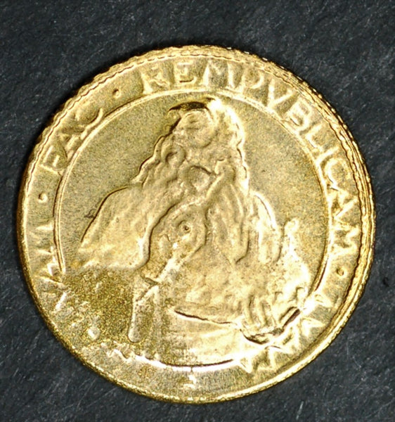 San Marino. Miniature gold coin.