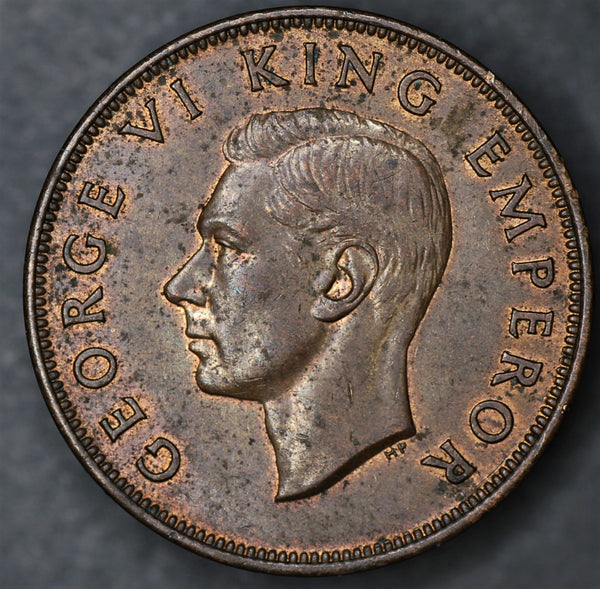 New Zealand. Penny. 1947