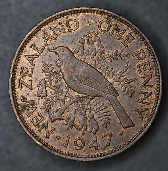 New Zealand. Penny. 1947