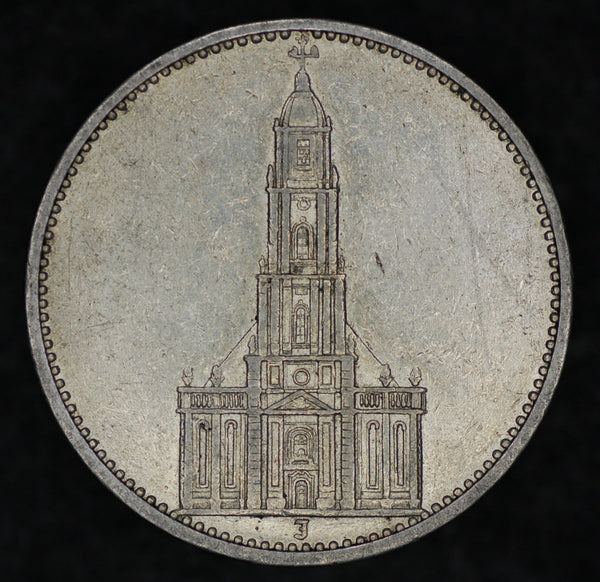 Germany. 5 Reichsmarks. 1934J