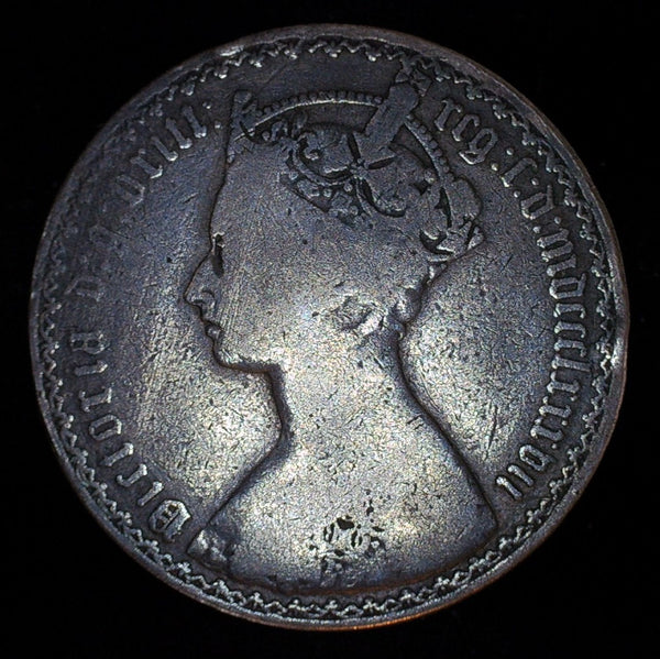 Victoria. Florin. 1887 (Gothic type)