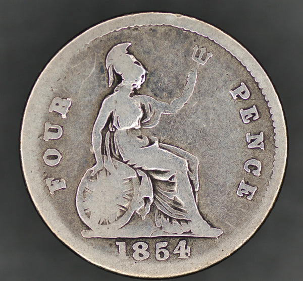 Victoria. Four pence. 1854
