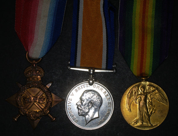 WW1. Trio. Corporal W. L. Ring, Army Ordinance Corps. Gallipoli