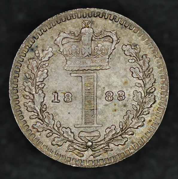 Victoria. Maundy penny. 1883