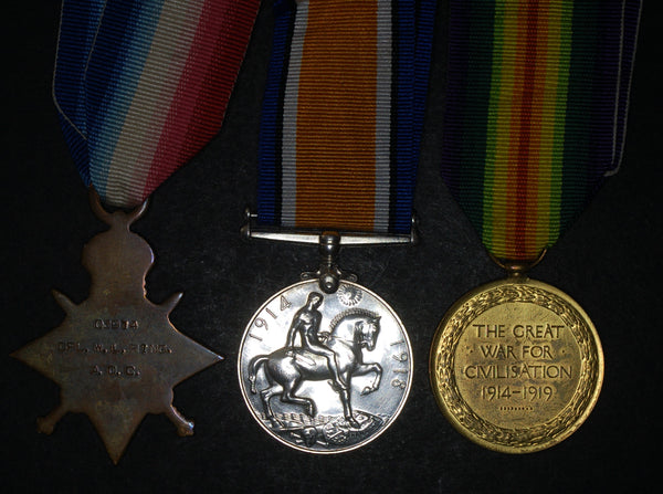 WW1. Trio. Corporal W. L. Ring, Army Ordinance Corps. Gallipoli