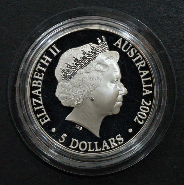 Australia. Proof 5 dollars. 2002. Queen mother