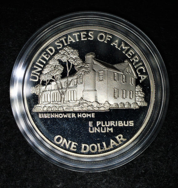 USA. Eisenhower. Proof Centennial Silver Dollar. 1990P