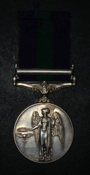 General Service 1918-62, 1 clasp, Malaya (23047719 Pte. G. Chamberlain. E. Yorks)