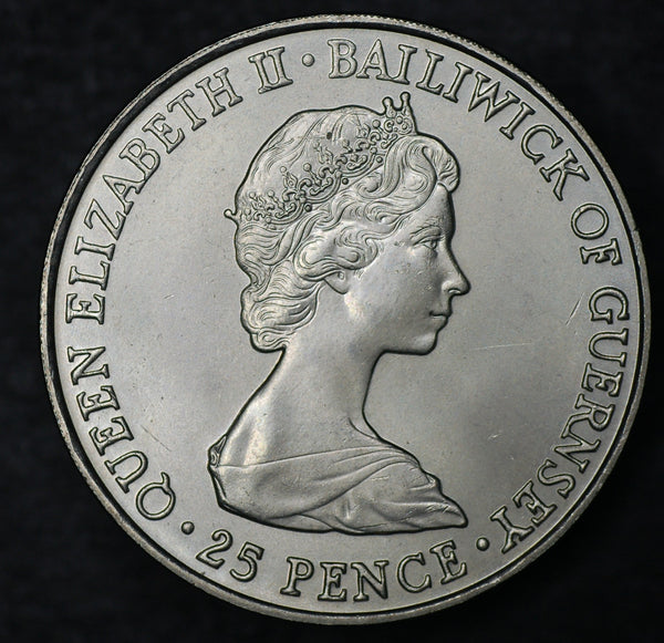 Guernsey. 25 pence. 1981