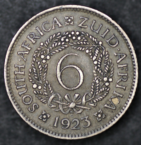 South Africa. Six pence. 1923