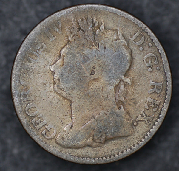 Ireland. Halfpenny. 1823