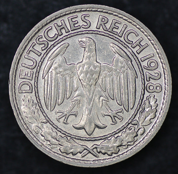 Germany. 50 pfennig. 1928D