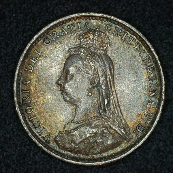 Victoria. Threepence. 1889. A selection