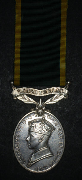 Territorial Efficiency medal. Lane. R.P.C