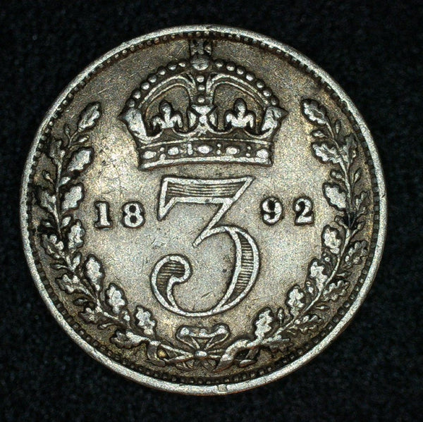 Victoria. Threepence. 1892