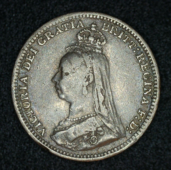 Victoria. Threepence. 1891
