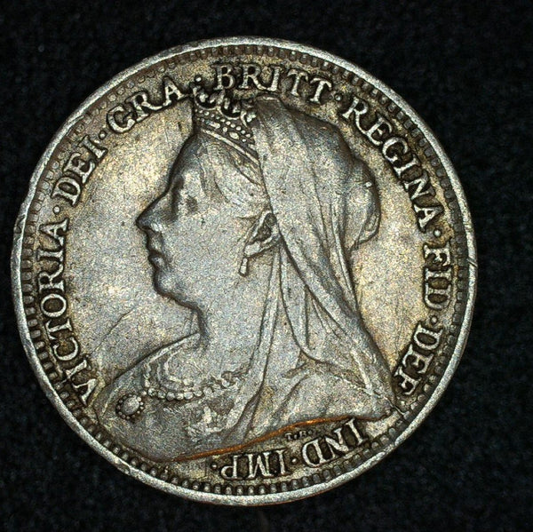 Victoria. Threepence. 1895