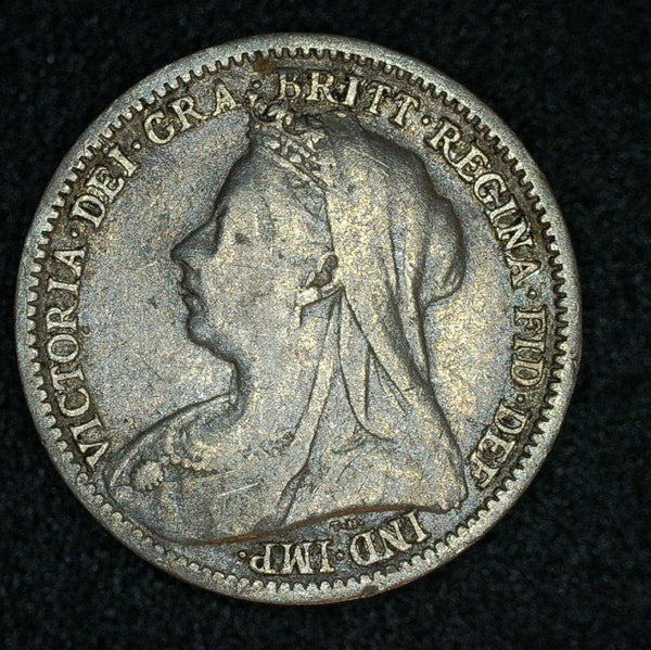 Victoria. Threepence. 1900. A selection