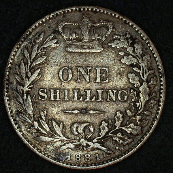 Victoria. Shilling. 1881. A selection